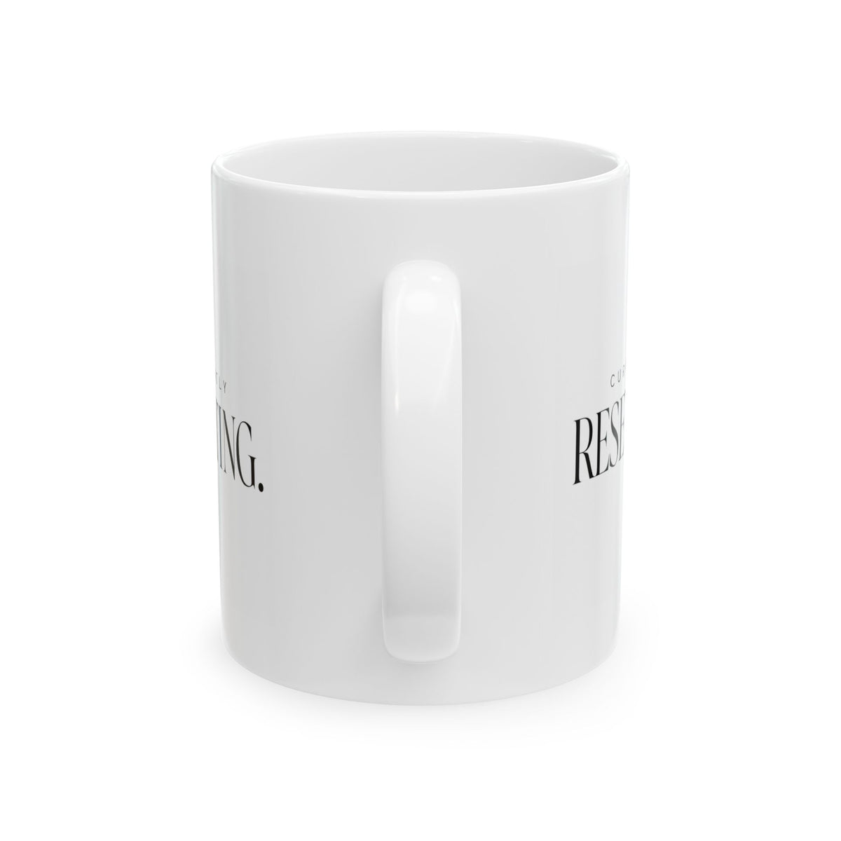 "Currently Resetting" Ceramic Mug, (11oz, 15oz)