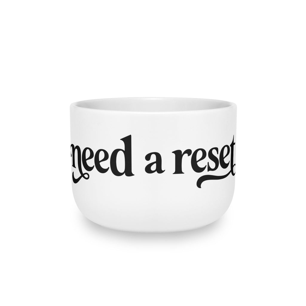 White Ceramic Latte Mug, 25oz