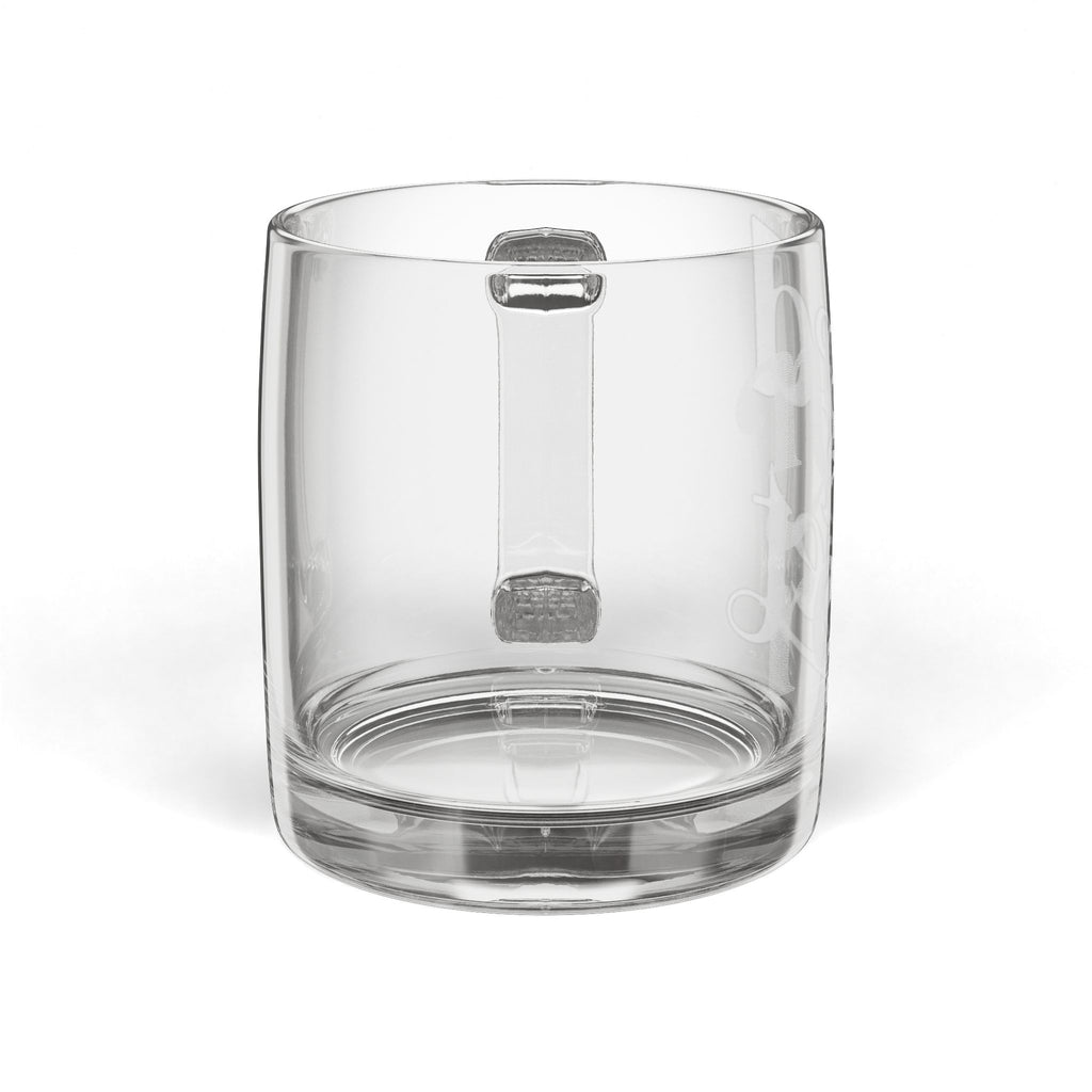 Glass Coffee Mug, 12.25oz (Engraving)