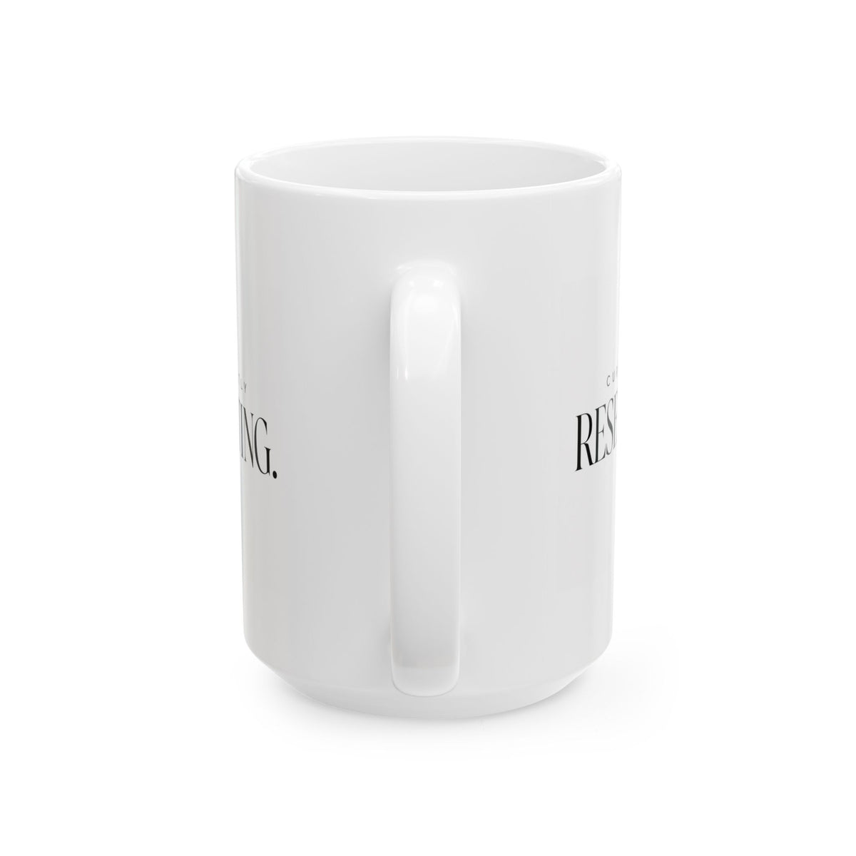"Currently Resetting" Ceramic Mug, (11oz, 15oz)