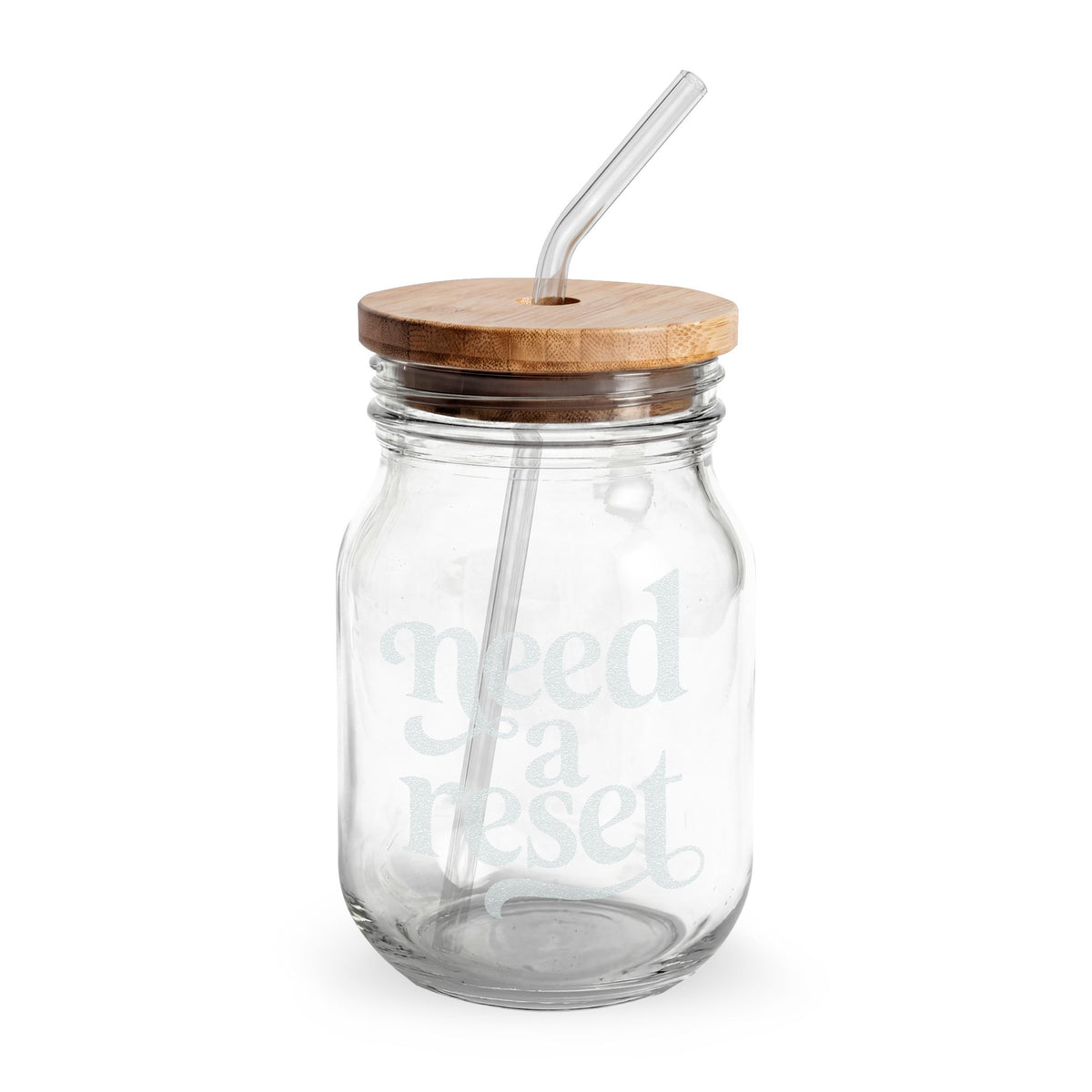 Sipper Glass with Straw, 16oz (Engraving)