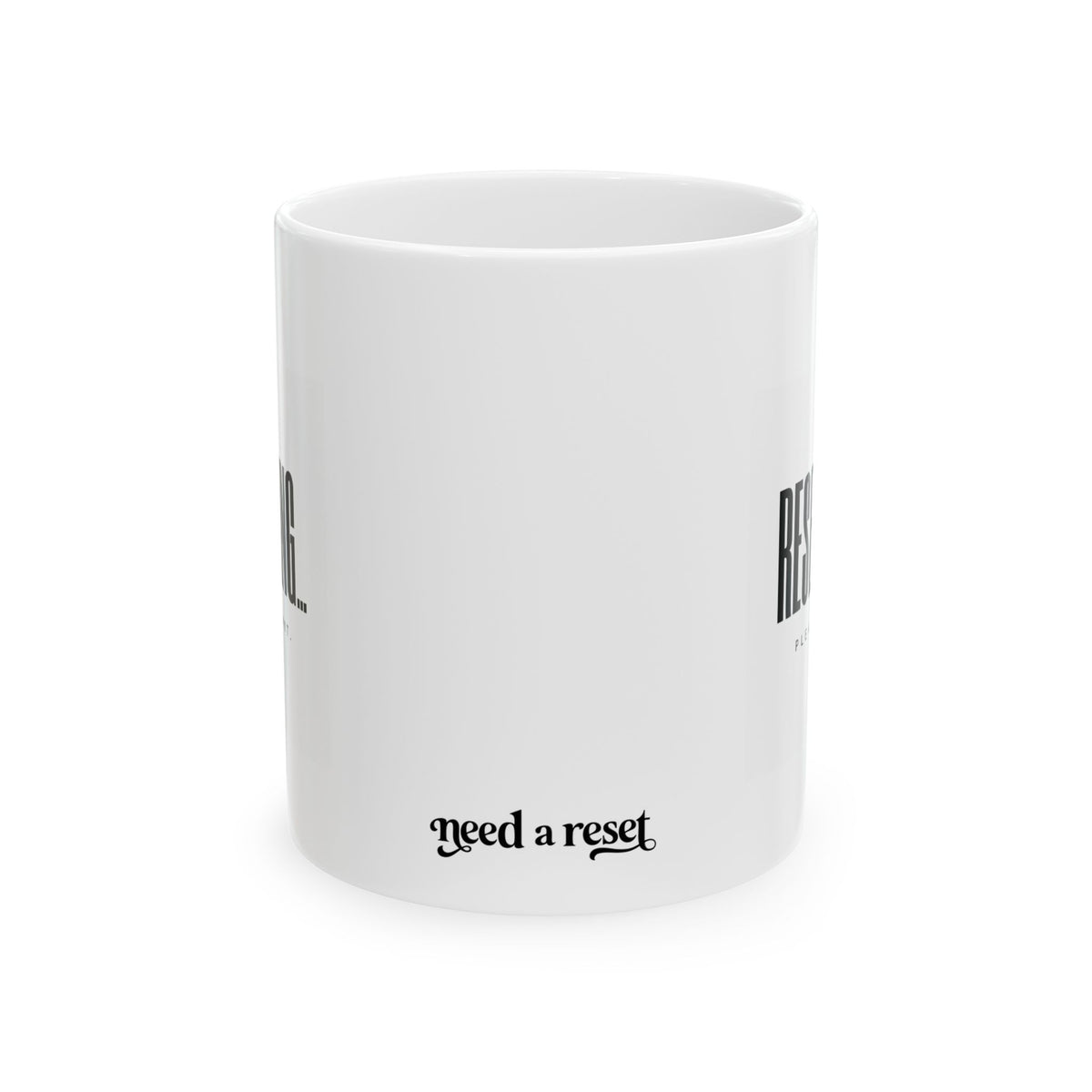 "Resetting.. Please Wait"  Ceramic Mug, (11oz, 15oz)